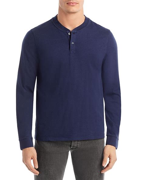 michael kors short sleeve henley|Michael Kors Cotton Crepe Henley Men .